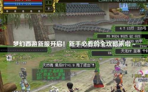 梦幻西游新服开启！新手必看的全攻略来啦～